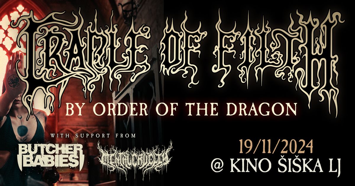 19.11. Cradle of Filth, Butcher Babies, Mental Cruelty - Kino \u0160i\u0161ka