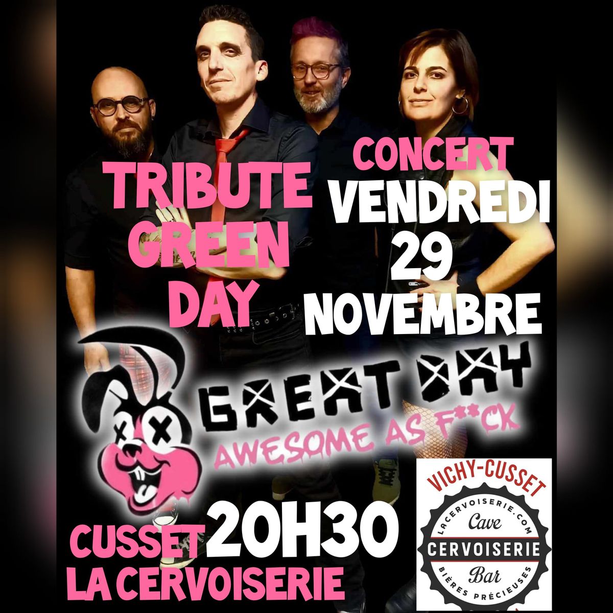 Concert Great Day \u00e0 La Cervoiserie Cusset