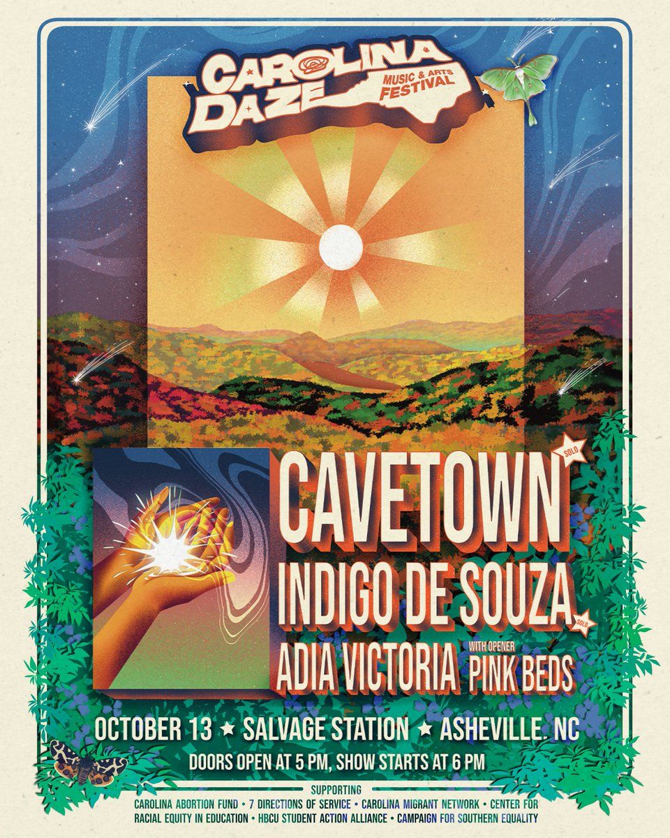 CAROLINADAZE Music & Arts Festival: Cavetown  Adia Victoria & Indigo De Souza