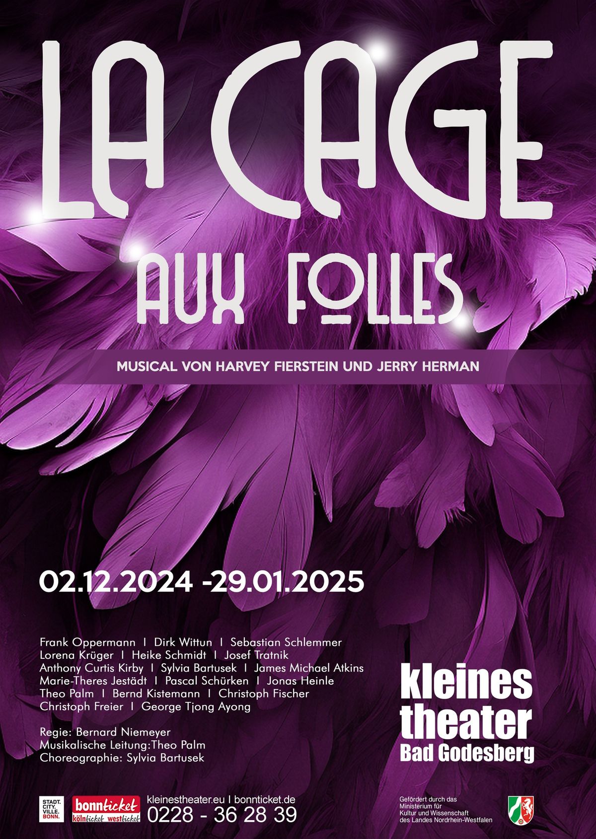 LA CAGE AUX FOLLES \u2013 EIN K\u00c4FIG VOLLER NARREN \u2013 Musical von Harvey Fierstein und Jerry Herman