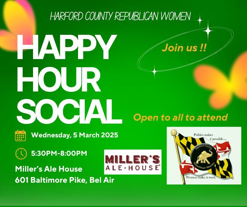 HCRW Happy Hour Social March