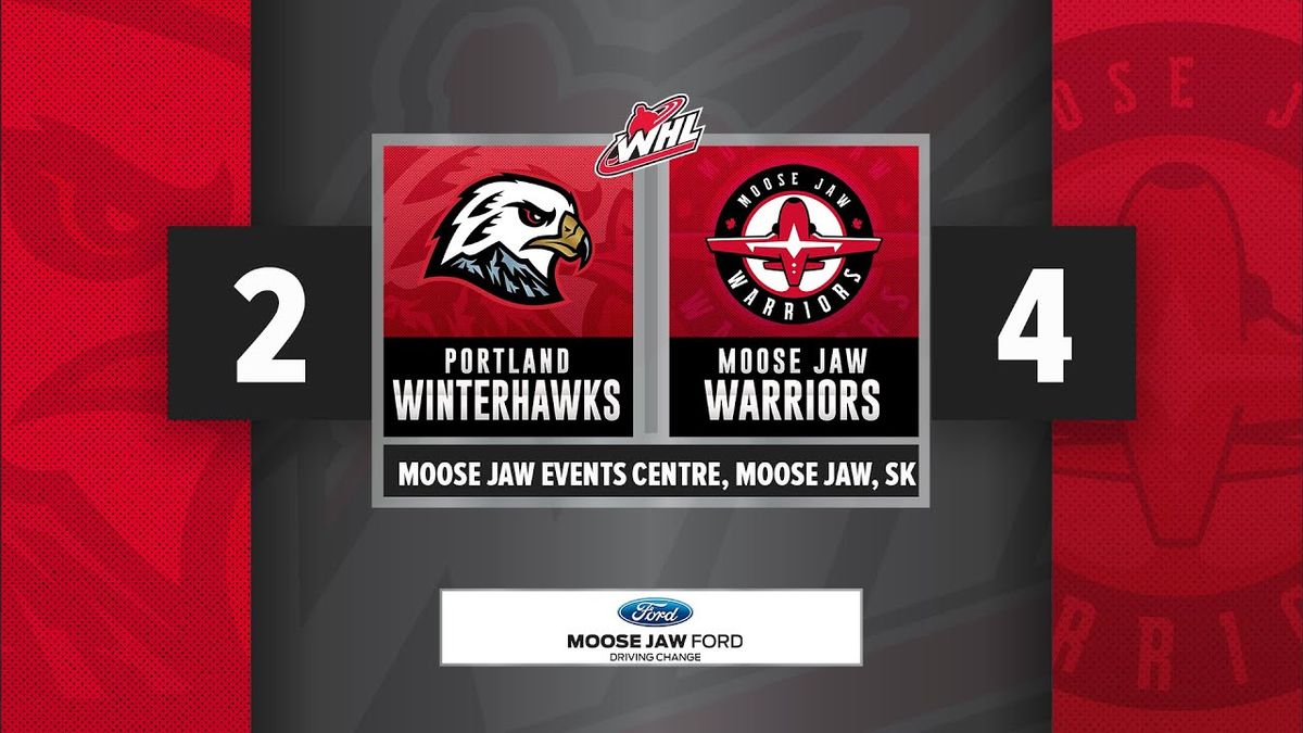 Moose Jaw Warriors at Portland Winterhawks