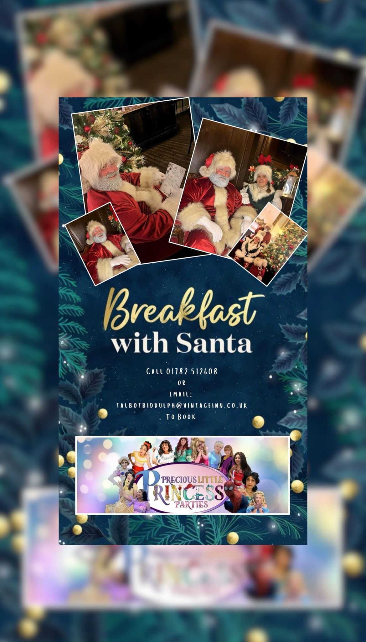 Breakfast with Santa and sprout the elf 