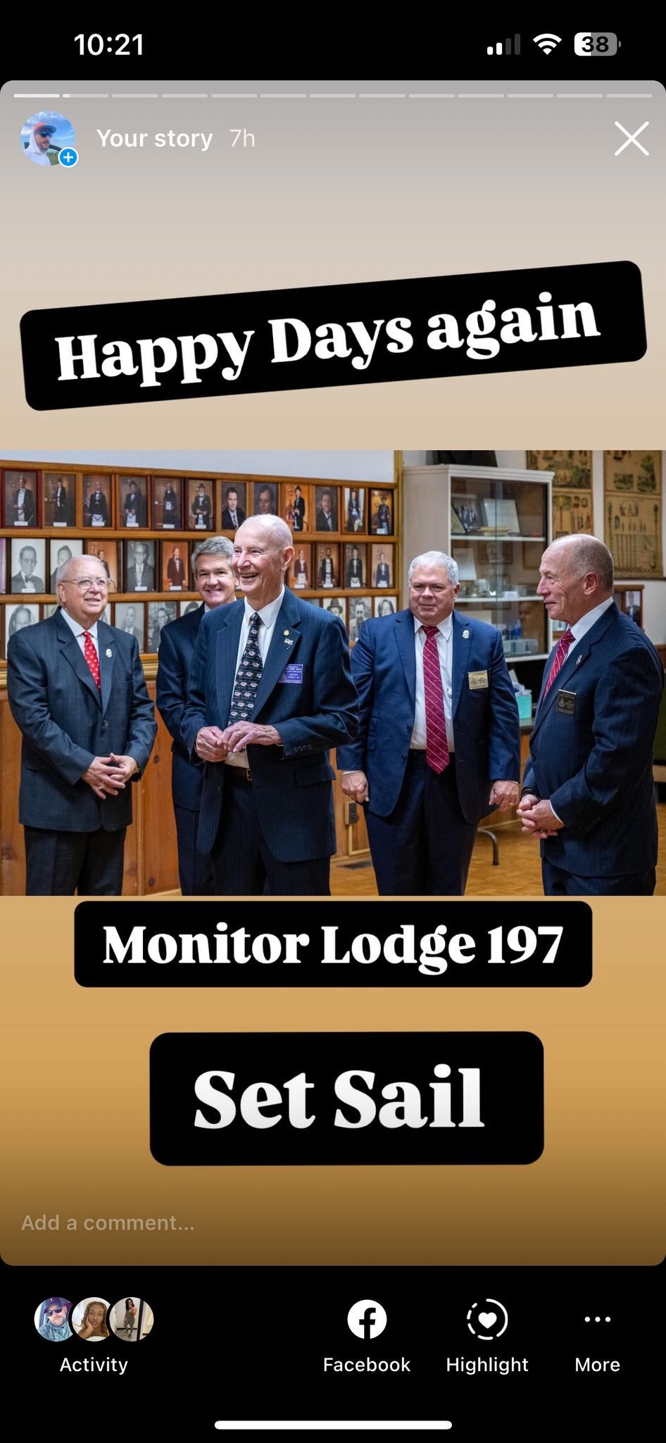 Monitor Lodge 197 Open installation of Officers 