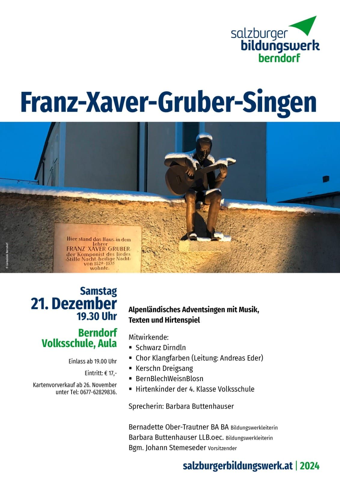 Franz-Xaver-Gruber-Singen