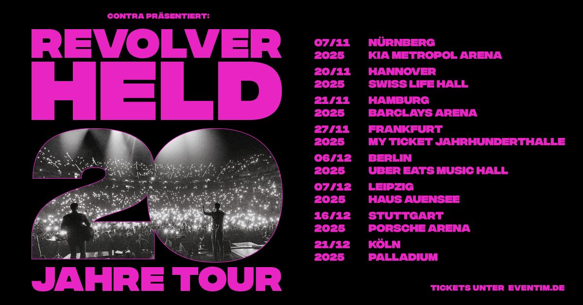 Revolverheld | 20 Jahre Tour | Hamburg