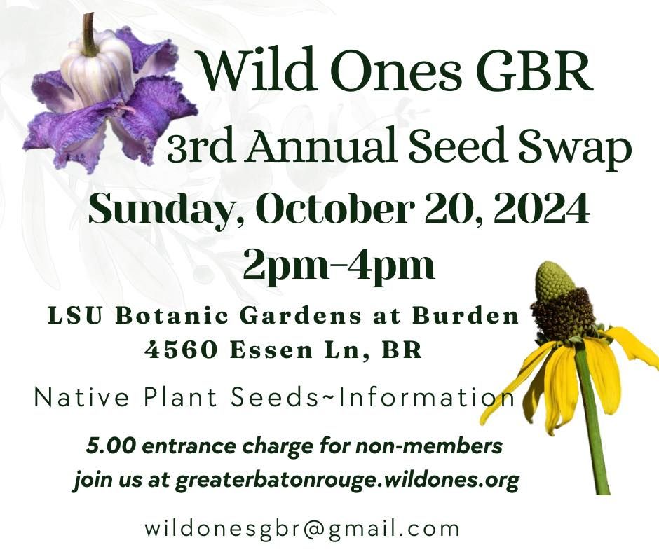 3rd Annual Native Seed Swap 