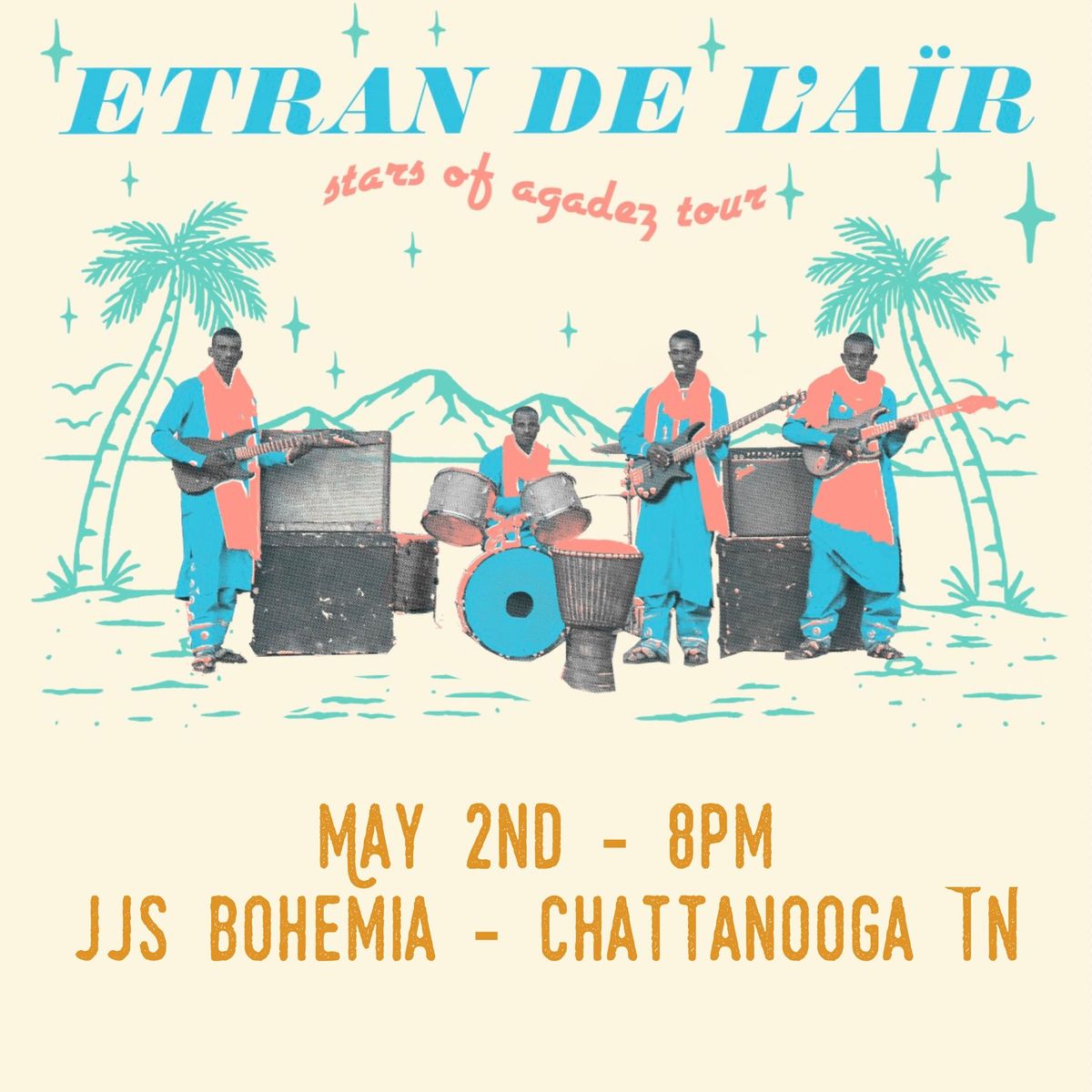 Etran de L\u2019air - live at JJs Bohemia 