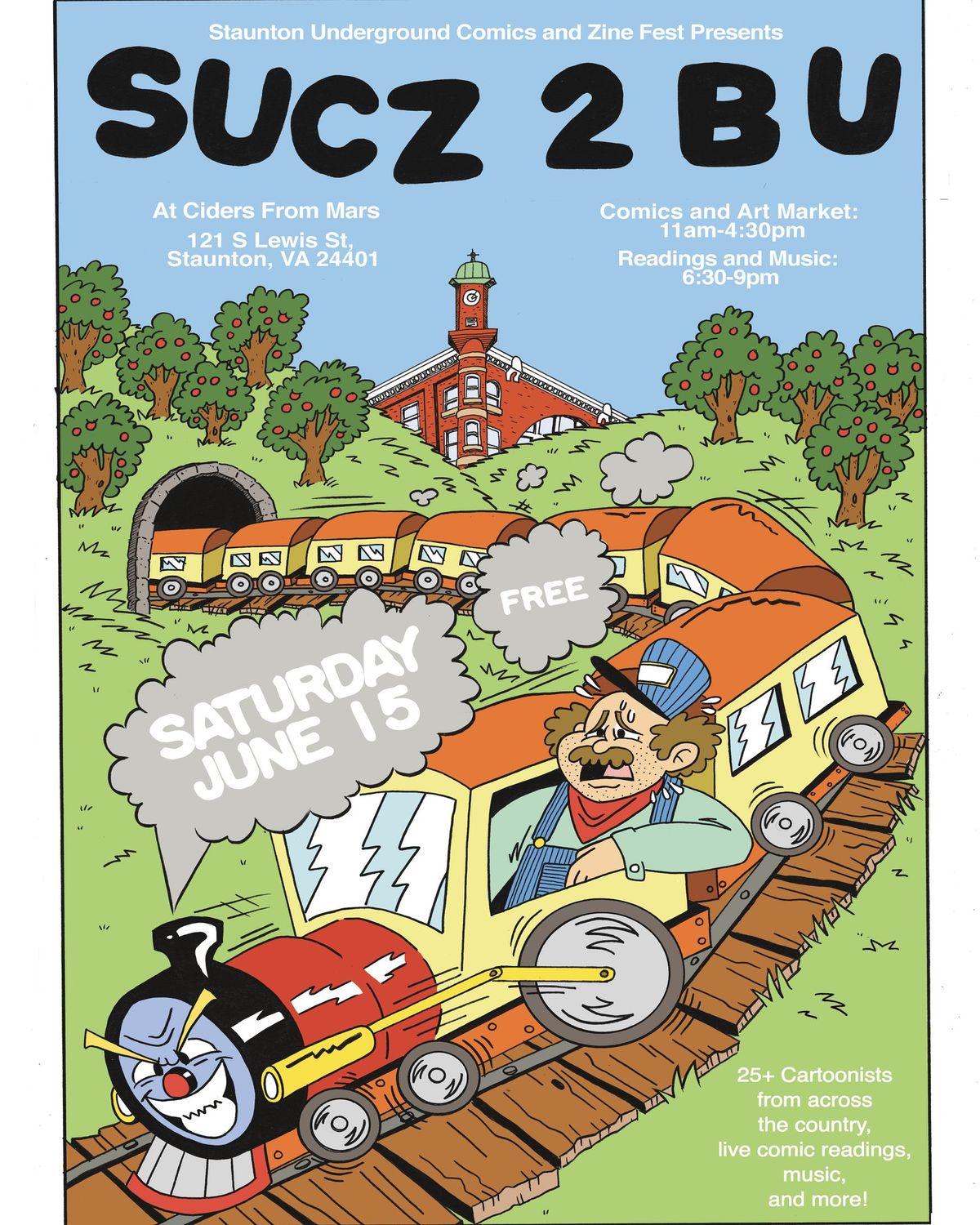 Staunton Underground Comics and Zine Fest 2: SUCZ 2 B U