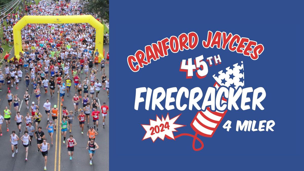 2024 Cranford Jaycees Firecracker 4-Miler & Fun Run