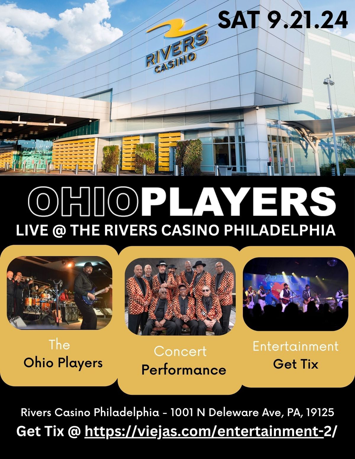 The Rivers Casino Ohio Players bring the funk