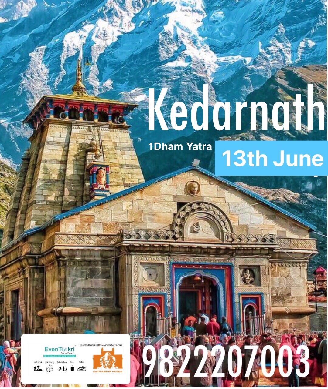 1Dham Tour-Kedarnath\/Guptkashi\/Haridwar 