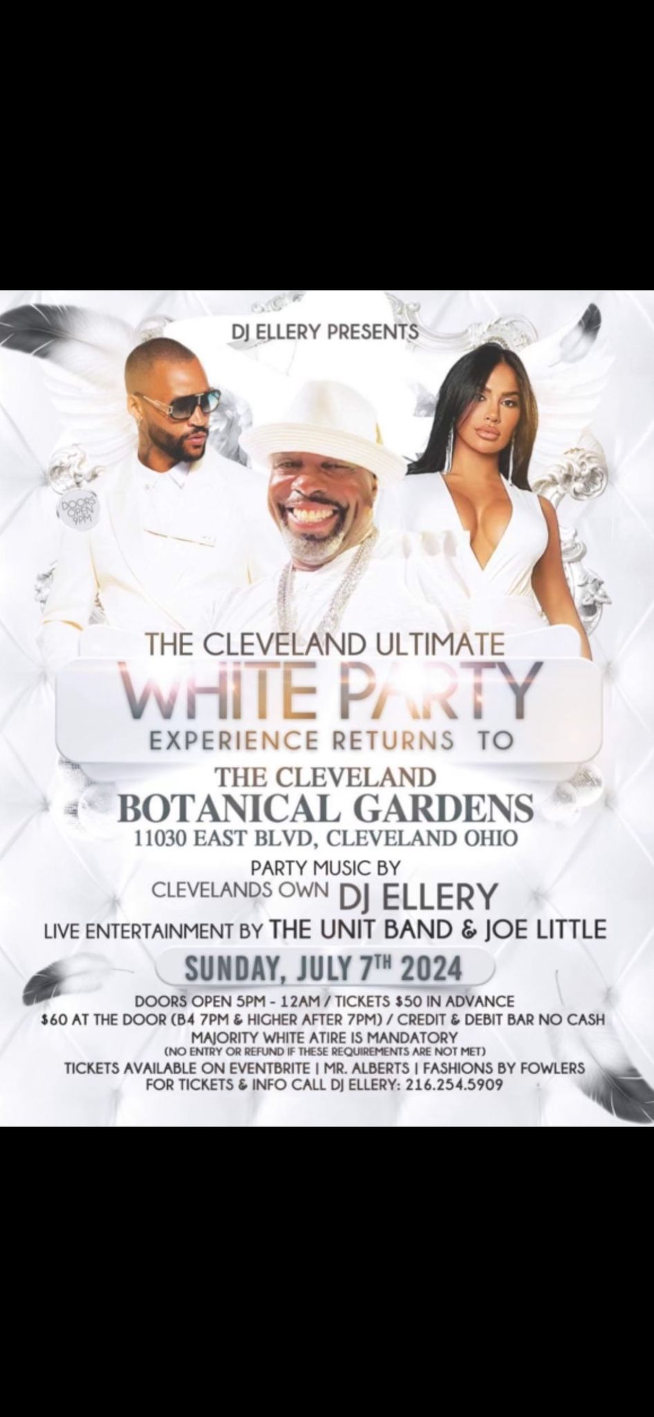 THE ULTIMATE CLEVELAND WHITE PARTY EXPERIENCE 