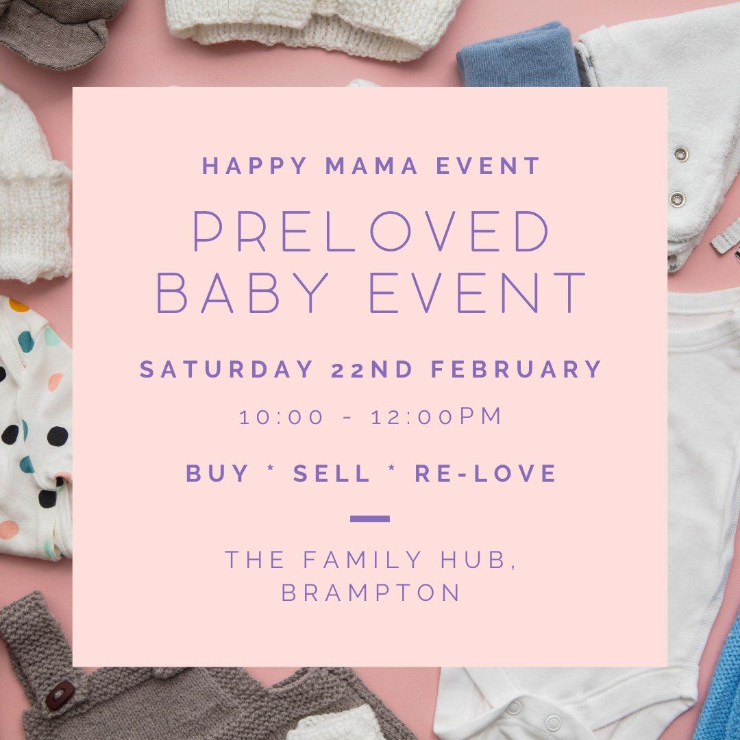 Preloved Baby & Toddler Market at The Family Hub, Brampton