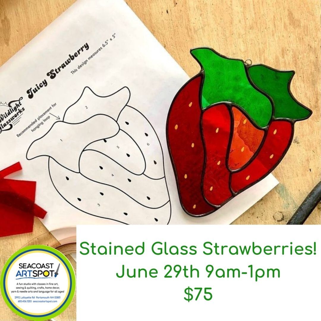 Stained Glass Strawberries! $75