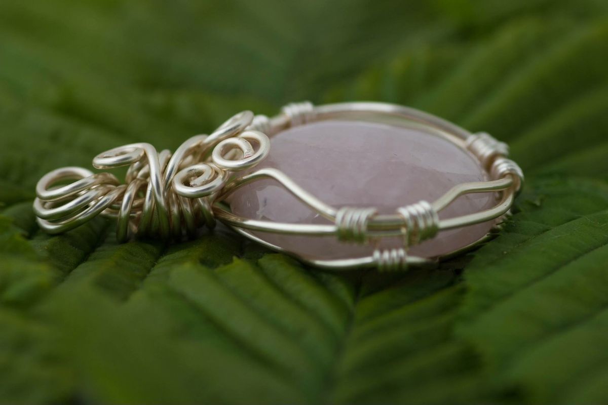 Learn Wirework & How to Cage a Crystal with Handcrafted Jewellery by Jo