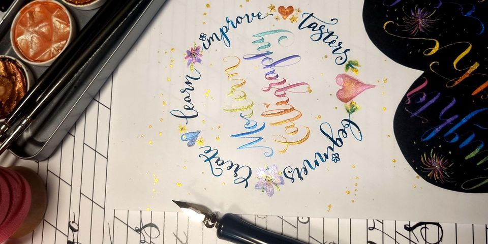 Modern Calligraphy Workshop with Jane Lappage