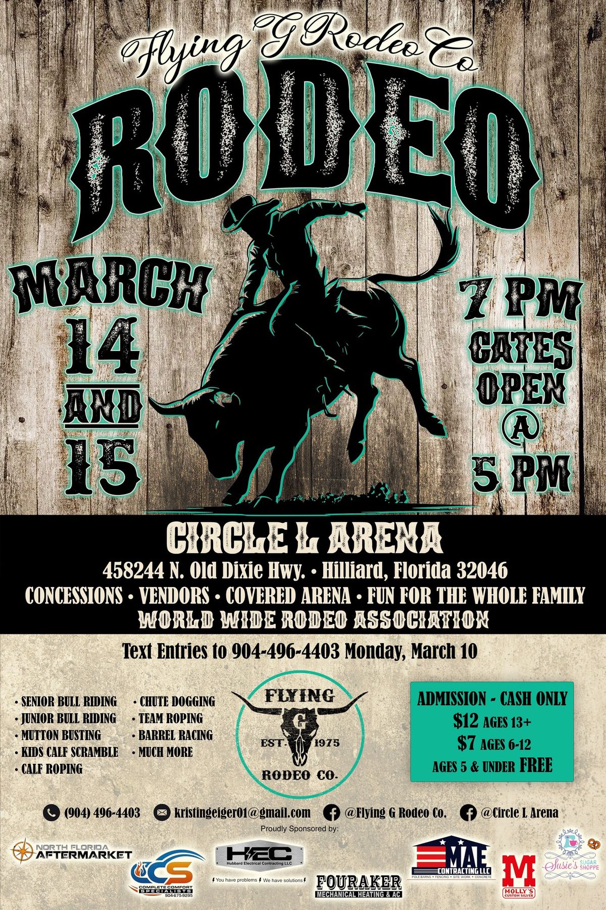 Rodeo in Hilliard, Florida 