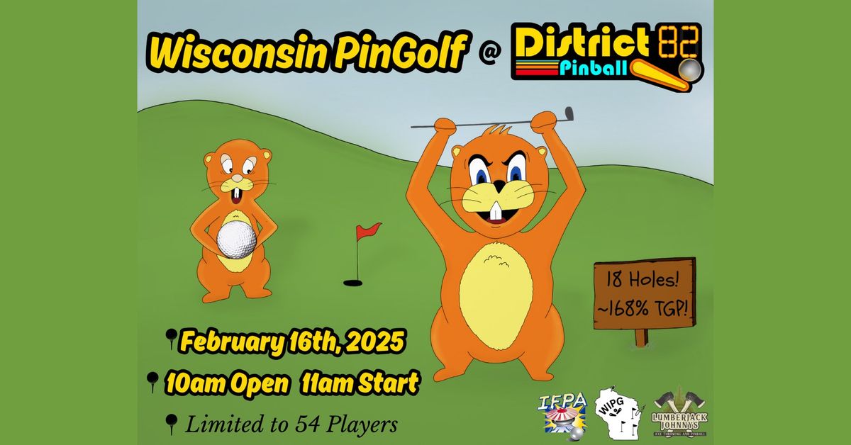 Wisconsin Pin-Golf Tournament at District 82 Pinball!