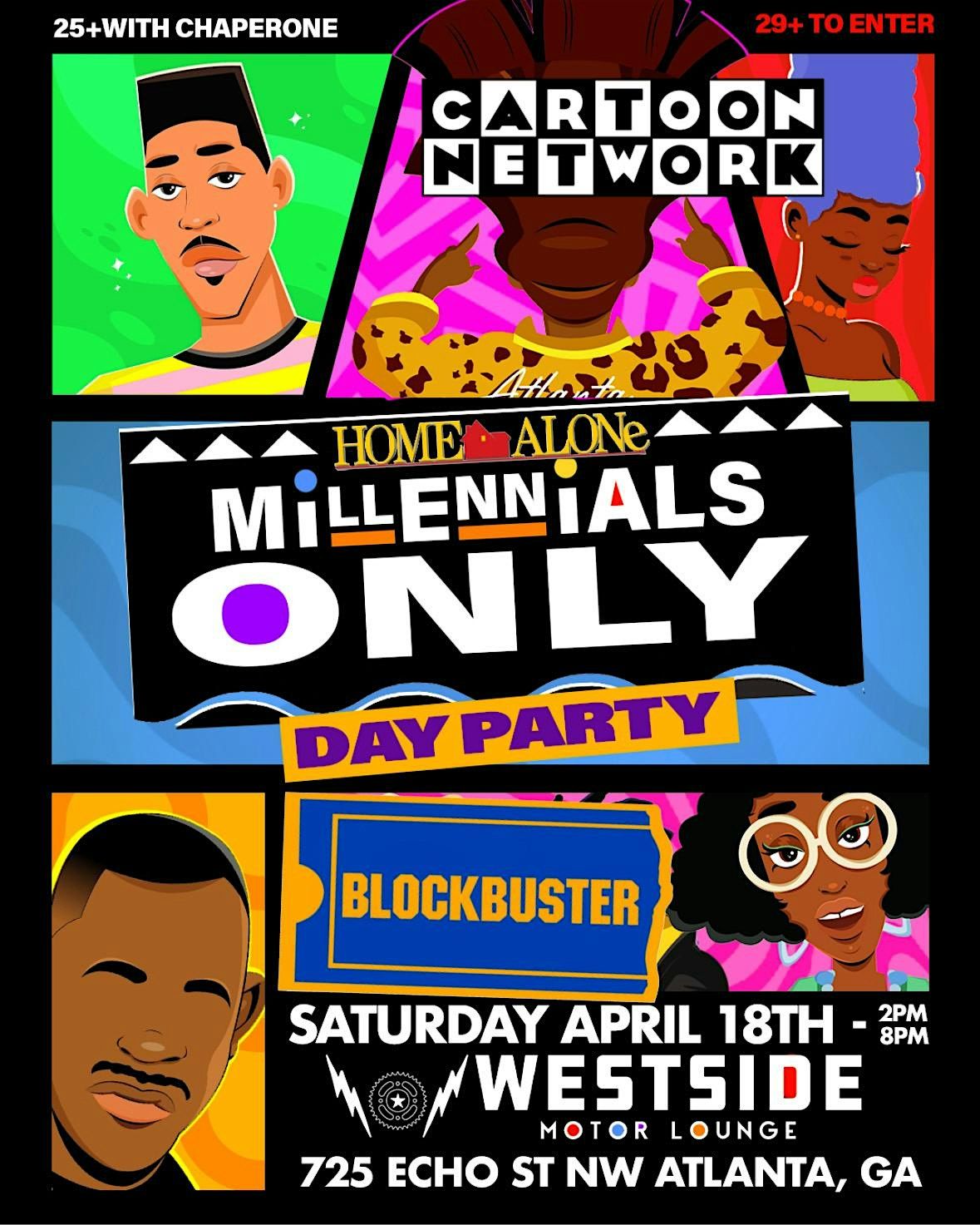 MILLENNIALS ONLY DAY PARTY ATLANTA