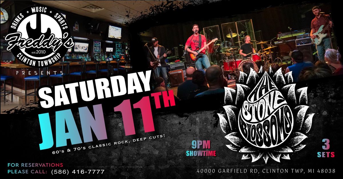 The Stone Blossoms: LIVE @ Freddy\u2019s Bar & Grill