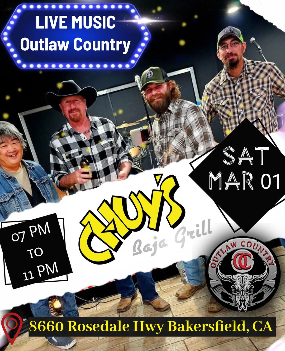 Outlaw Country at Chuy's Baja Grill