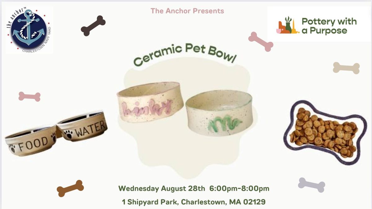 Ceramic Pet Bowl @ The Anchor