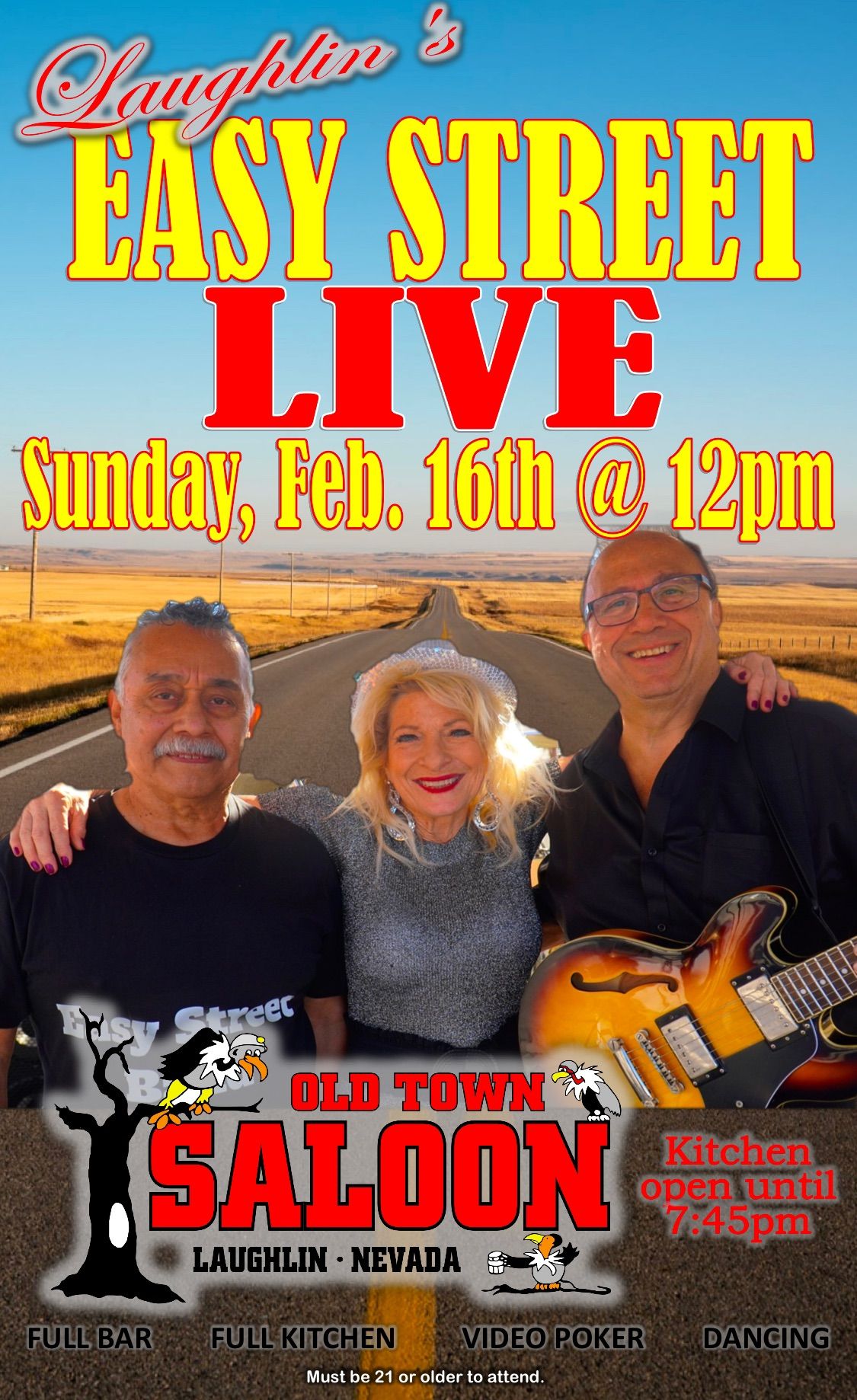 Laughlin\u2019s EASY STREET BAND\u2026LIVE at OTS!!!