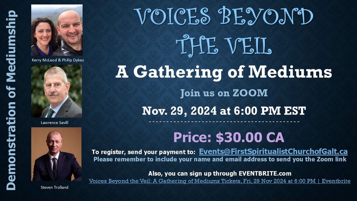 Voices Beyond the Veil: A Gathering of Mediums