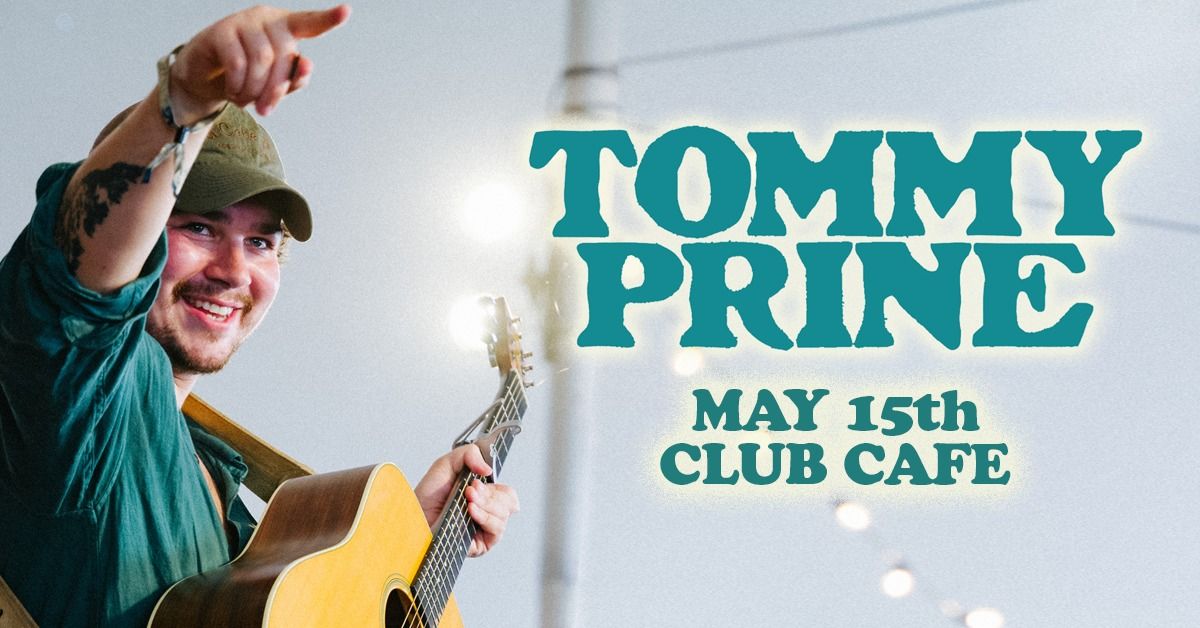 Tommy Prine with Special Guest William Matheny