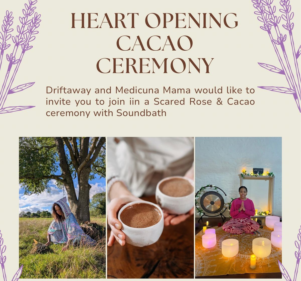 Heart opening Cacao ceremony 