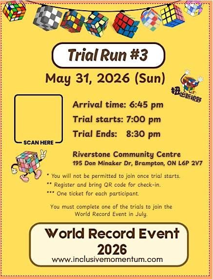 Tactile Puzzle Cube Solving - World Record - Entrance Certification -May 31