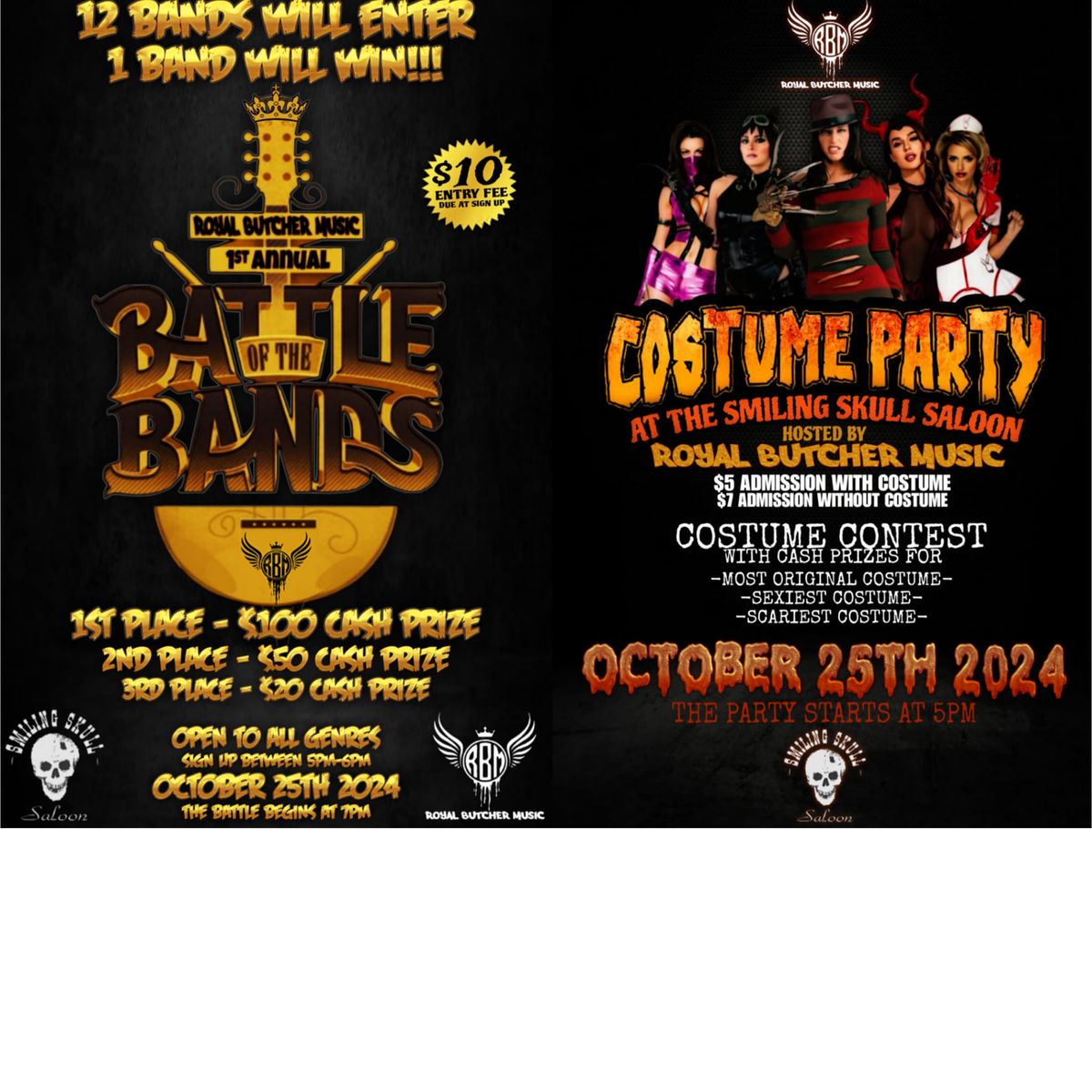 Royal Butcher Music: Battle of the Bands\/Costume Party