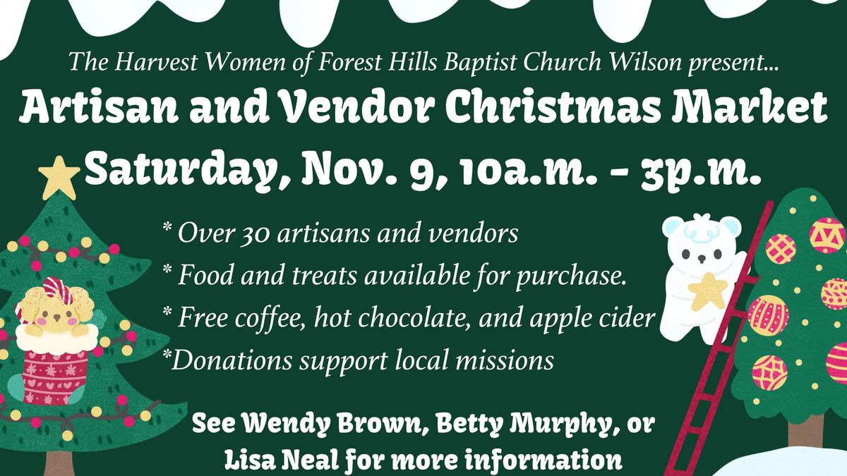 FHBC Artisan and Vendor Christmas Market