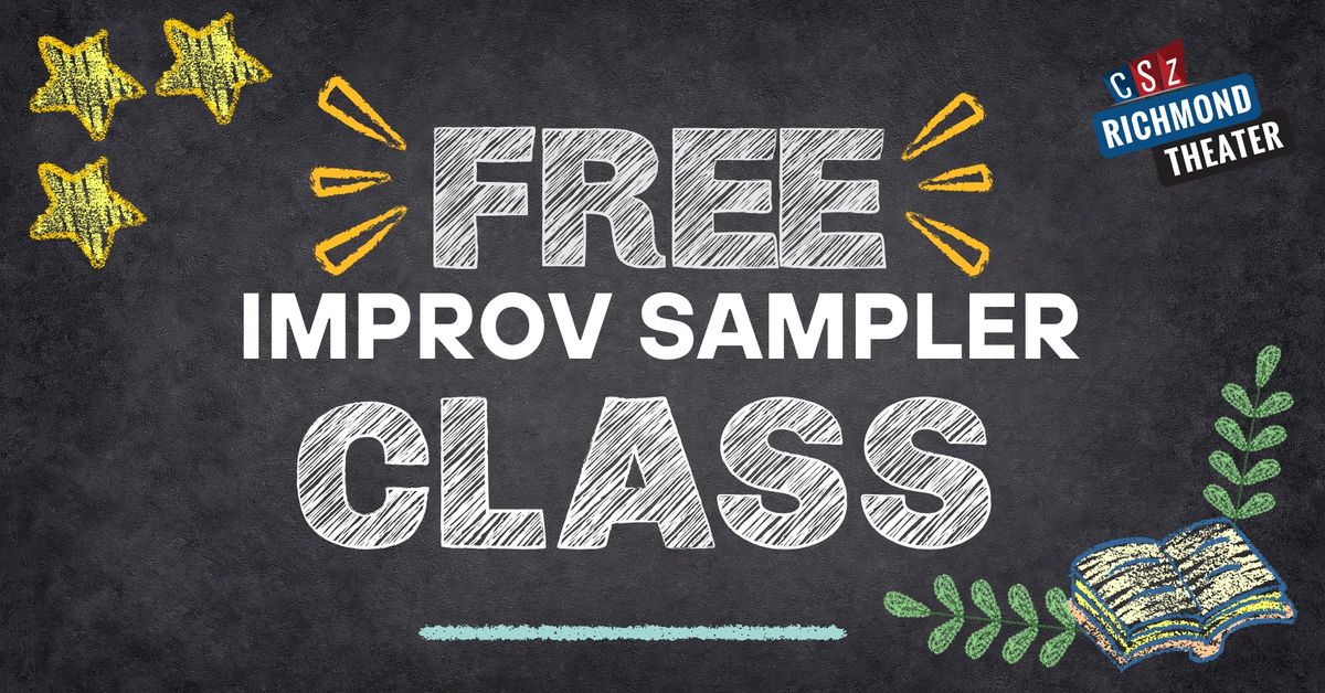 Free: Adult Improv Comedy Sampler Class