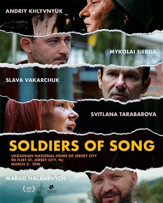 \u201cSoldiers of Song\u201d documentary film screening at the Ukrainian National Home of Jersey City