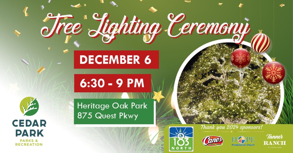 Cedar Park Tree Lighting Ceremony