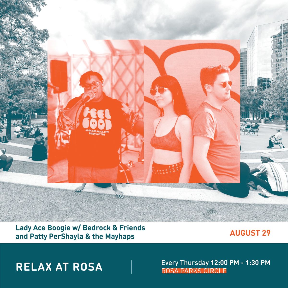 Relax at Rosa Concert Series | Lady Ace Boogie w\/ Bedrock & Friends | Patty Pershayla & The Mayhaps