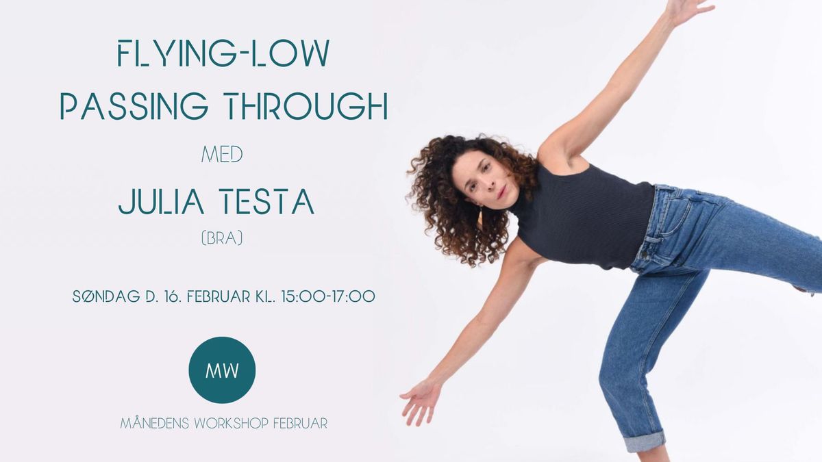 MW Februar, Flying-Low, Passing Through med Julia Testa