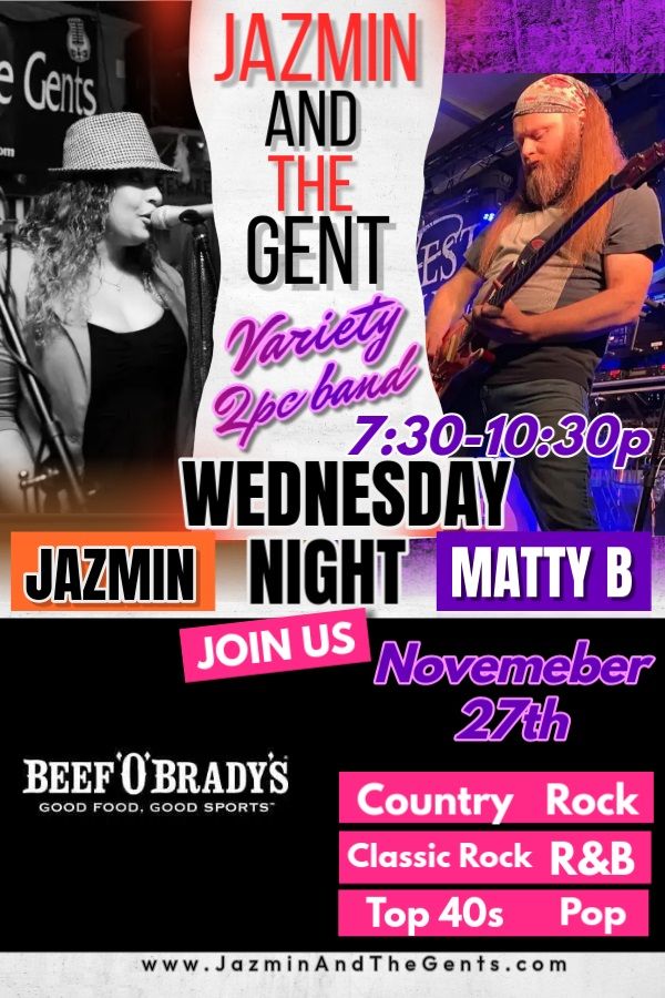 2pc - Beef 'O' Bradys - Wednesday November 27th 7:30-10:30p