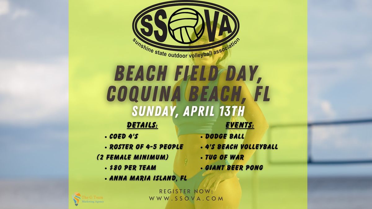 SSOVA's April Field Day, Coquina Beach