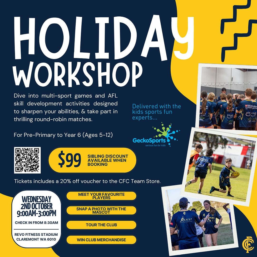 CFC x Gecko Sports Kids Holiday Workshop