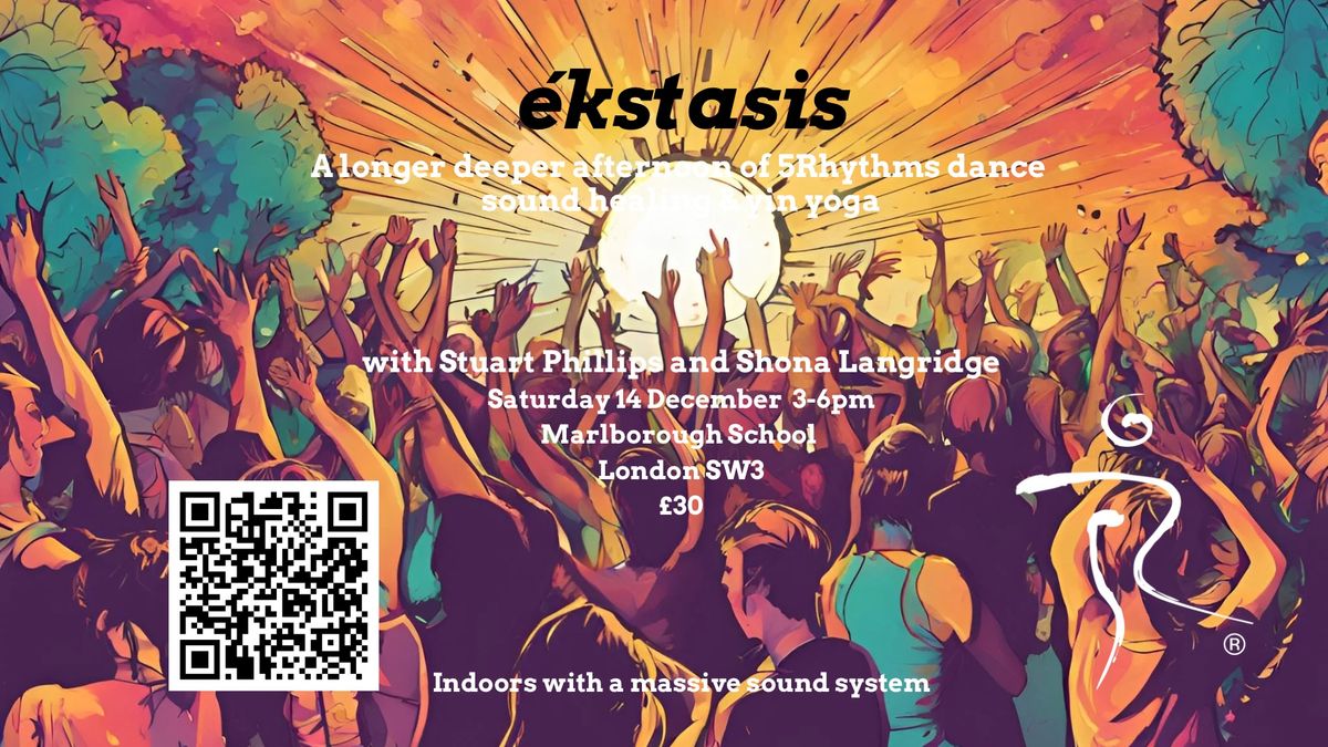 Ekstatis - a longer deeper afternoon of dance, sound healing and yin yoga 