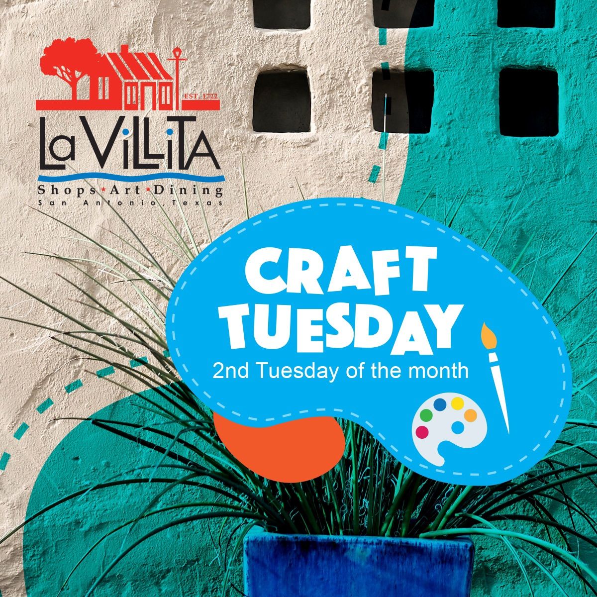 Craft Tuesday - Painting in the Plaza