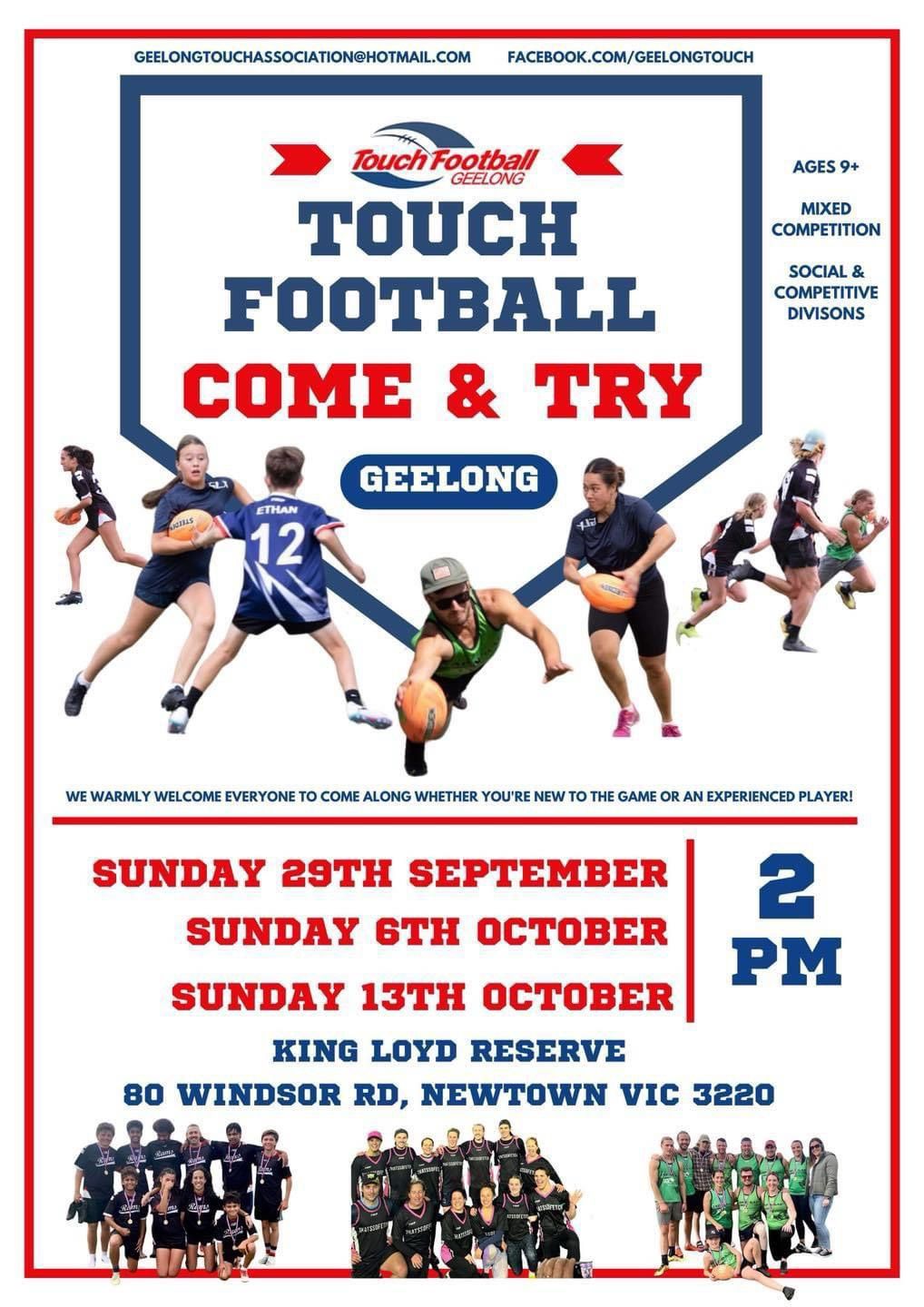 Come & Try Touch Footy