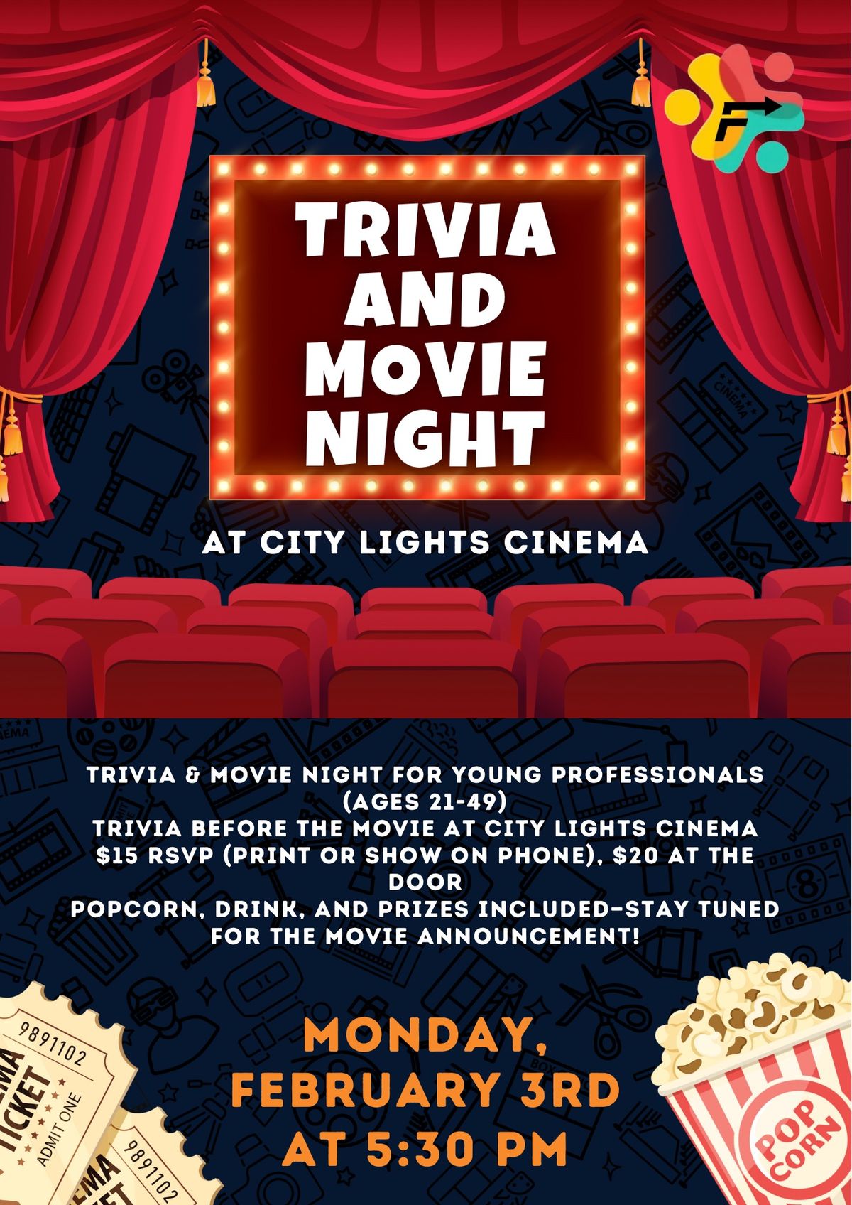 Florence Forward hosts Trivia and Movie Night