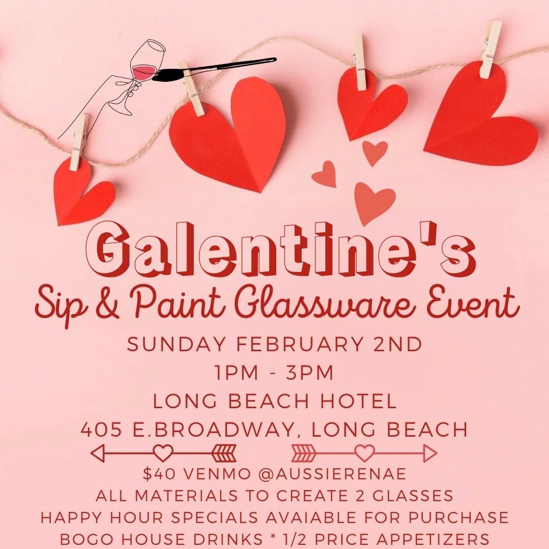 Galentine's Sip & Paint Glassware Event