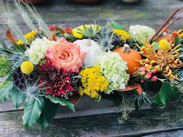 Thanksgiving Floral and Gourd Centerpiece Workshop