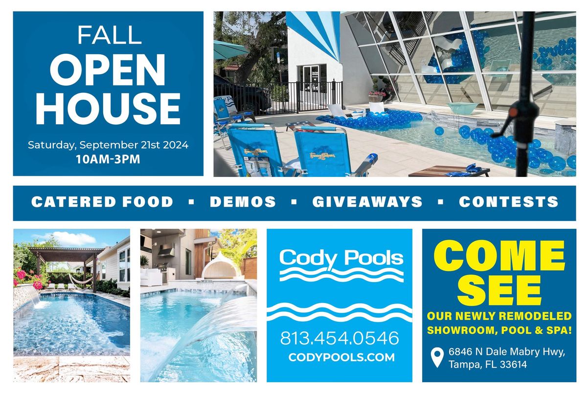 Cody Pools Florida Fall 2024 Open House