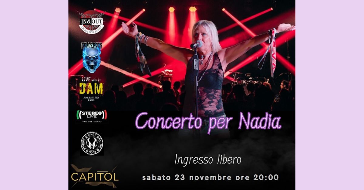 Concerto per Nadia | Ingresso Libero